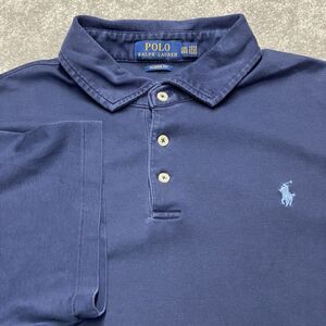 Polo Ralph Lauren Polo Shirt Mens XXL 2XL Navy Classic Fit Preppy Pony